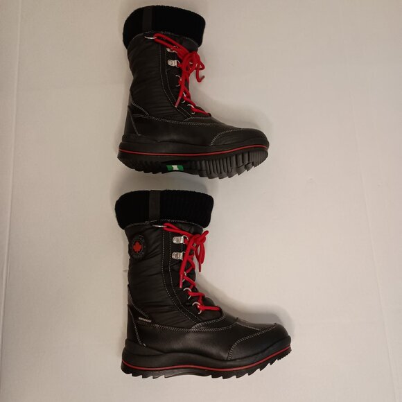 Cougar Canada Storm Como Black Winter Boots Insulated Waterproof Women’s Size 6 - Picture 4 of 16